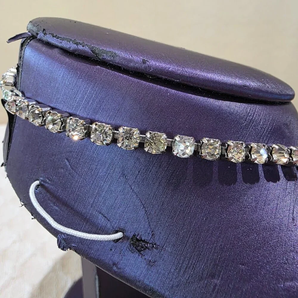 1940-1954 Joseph Weisner NY Brilliant Crystal Drop Rhinestone Statement Necklace